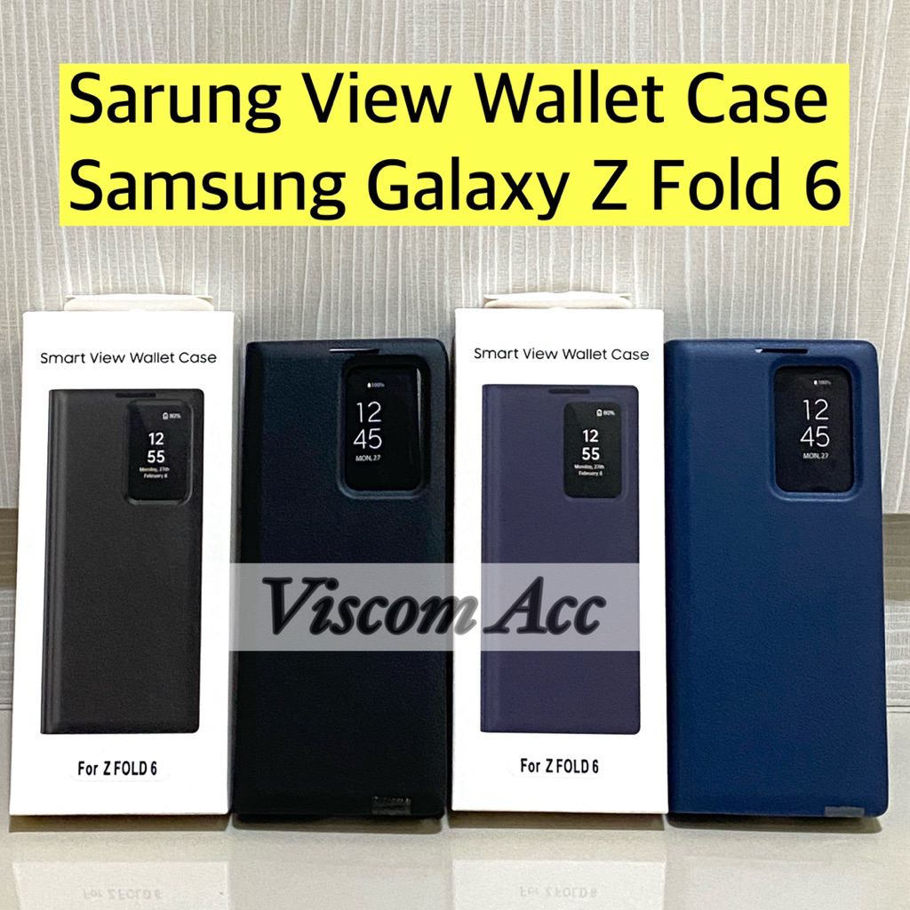 เคส Z Fold 6 || เคสกระเป๋าสตางค์ Smart View Samsung Galaxy Z Fold 6 / Flip cover Samsung Z Fold 6 / 