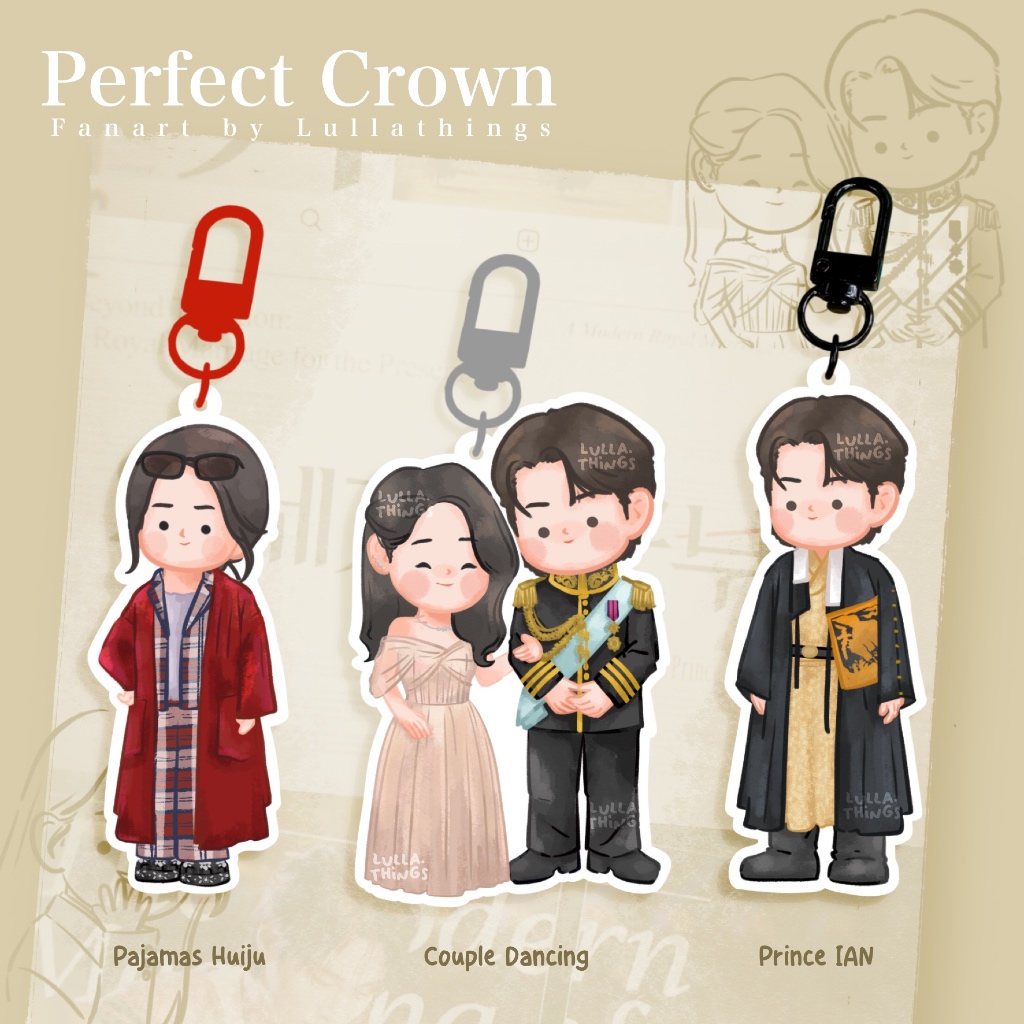 พวงกุญแจ Perfect Crown / Byeon Woo Seok IU