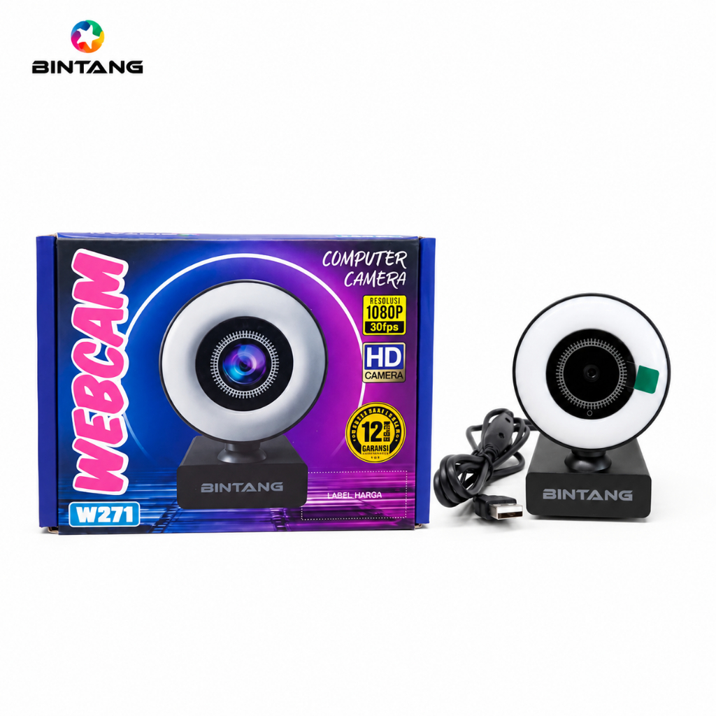 WEBCAM CAMERA HD BINTANG W271 1080P