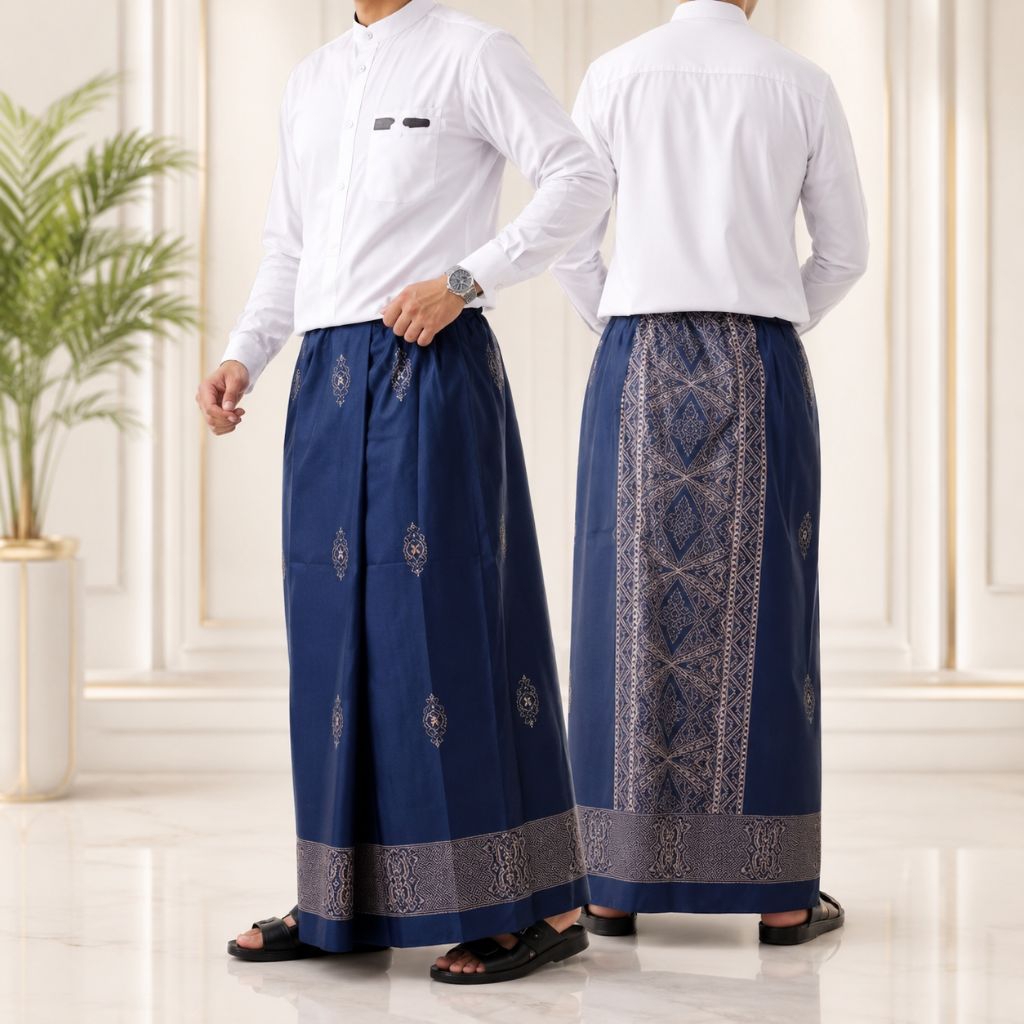 ผ้าซิ่นสําเร็จรูปคุณภาพสําหรับผู้ใหญ่ผู้ชาย Bb.40-90 Sarwon & Dragon Motif