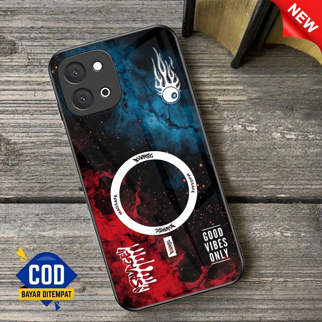 (KF-241) Softcase Glass Kaca สําหรับ VIVO Y28 Y18 Y03 Y03T Y17S Y16 Y19 Y27 4G Y27 5G Y36 4G Y36 5G 