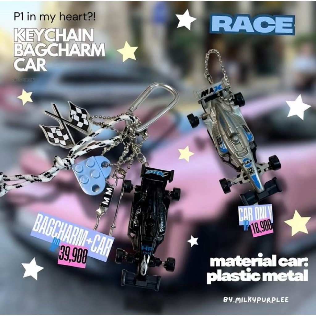GANTUNGAN BAGCHARM KEYCHAIN CAR F1 CAR | พวงกุญแจห้อยกระเป๋า