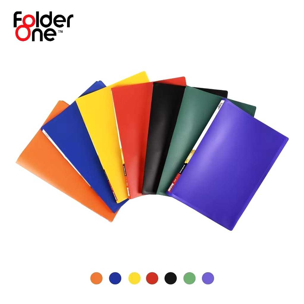 FOLDER ONE Spring File F4 / archive FOLDER / เอกสารสํานักงานและโรงเรียน / snell folio FOLDER
