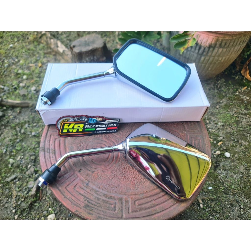 กระจกมองหลัง gl100 79style รุ่น cb400 ด้ายกล่องโครเมียม 14 honda