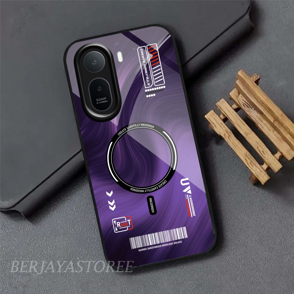 [MG1127] เคสสําหรับ Poco C81 C81 Pro C85x ล่าสุด 2026 - Luxury Glossy Glass Softcase Poco C81 C81 Pr