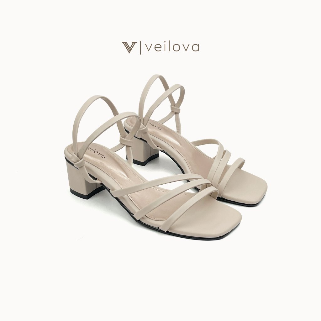 VEILOGA - Naira รองเท้าแตะผู้หญิง 5 ซม. รองเท้าส้นสูง