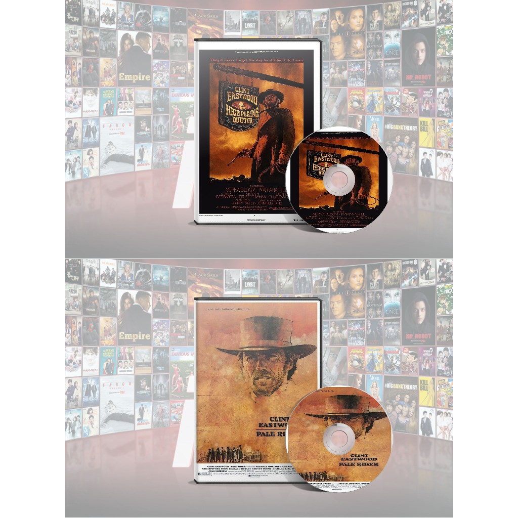 DVD High Plains Drifter (1973) + DVD Pale Rider (19885)