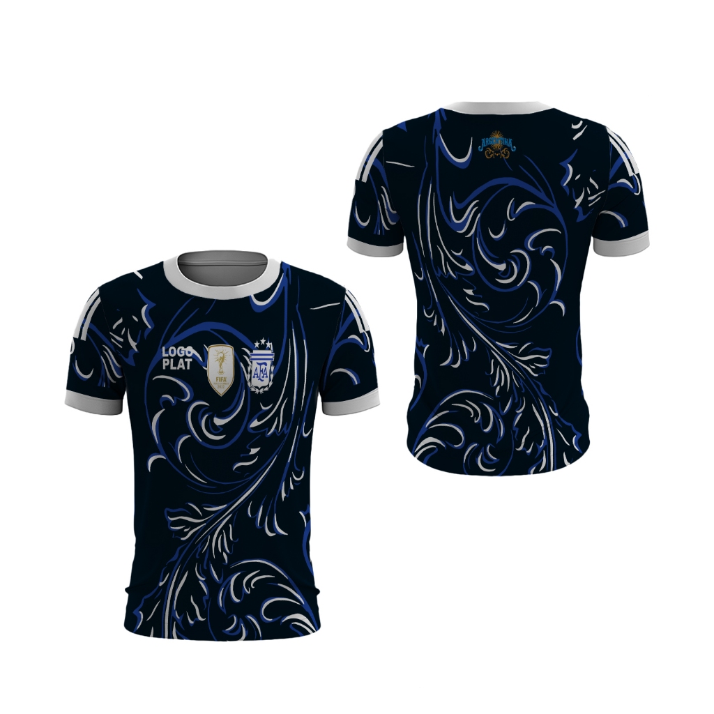 เจอร์ซีย์ผู้ชายฟุตบอลโลก | เจอร์ซีย์ฟุตบอลโลกสําหรับผู้ใหญ่ | Dryfit Milano Fullprint | เสื้อฟุตบอลช