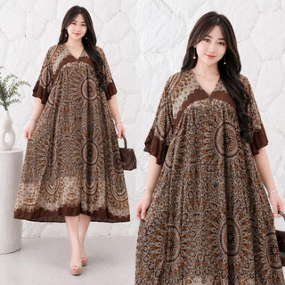 M&R - Daster Syifa Wanita Rayon Grade A Busui Resleting Depan ini