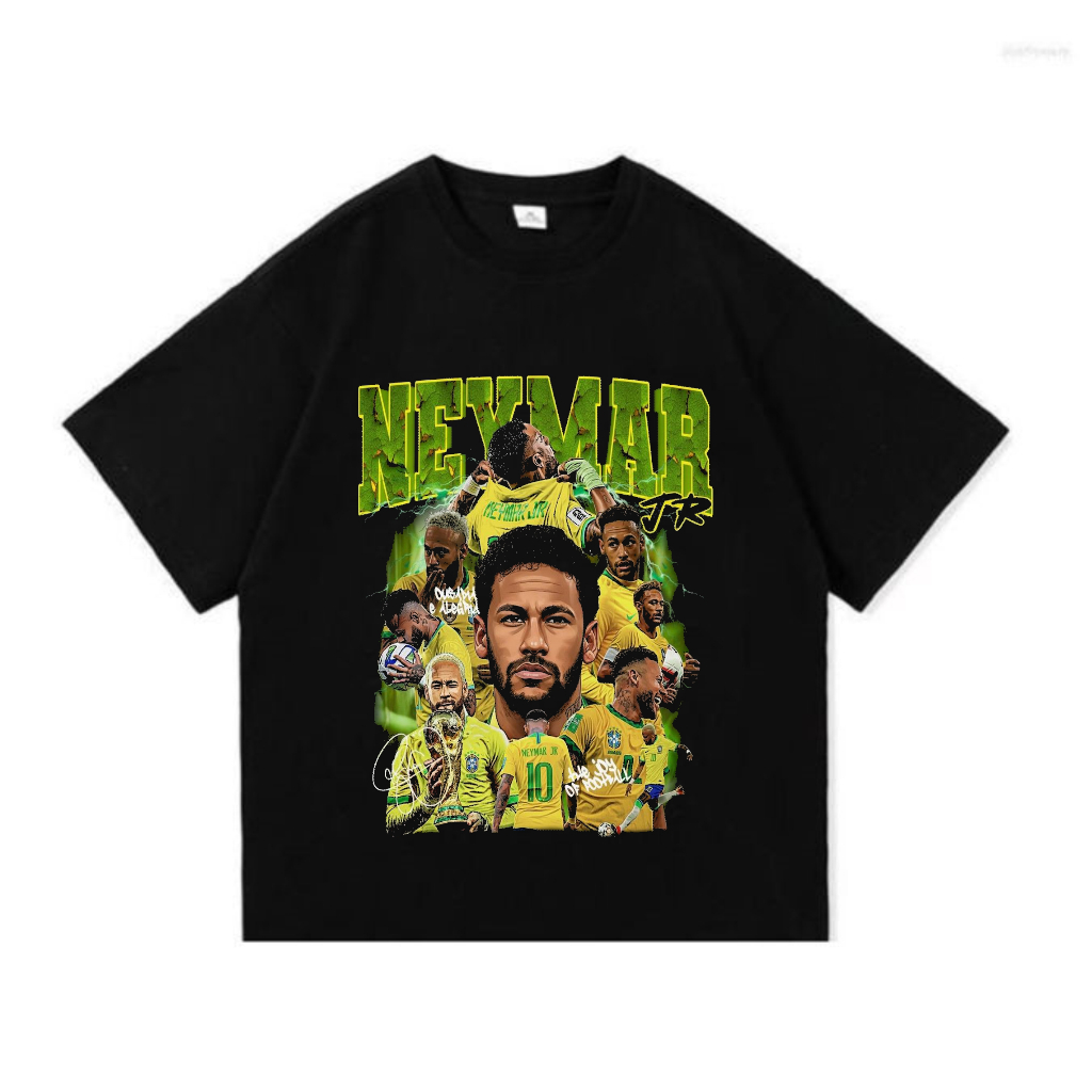 Neymar The Last Dance Brazil World Cup 2026 Cotton Combed Neymar Legend เสื้อยืด