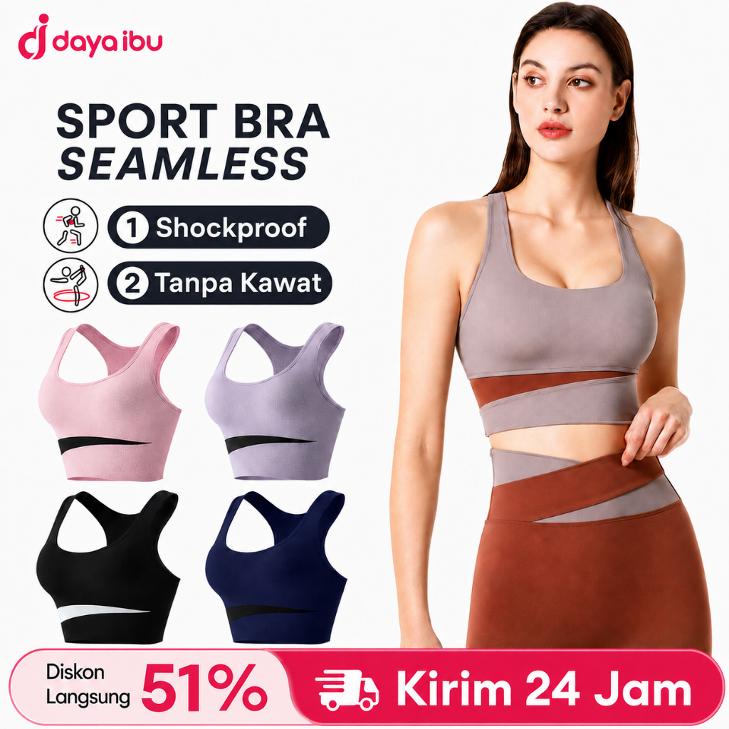 Wireless Push Up Sports Bra Top สําหรับโยคะวิ่งยิมชุดชั้นใน Bh 888