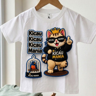 Baju Kaos Anak Kicau Mania New Kode 028 Kicau Mahkota / Usia 1-13 tahun / Bahan Adem Lembut dan Nyaman untuk Sikecil lengan pendek kaos oblong