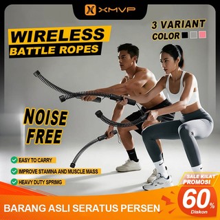 XMVP. Battle Rope Alat Fitness Multifungsi Tanpa Tali Cocok Untuk Latihan Fisik Di Rumah Portable Workout Ropes