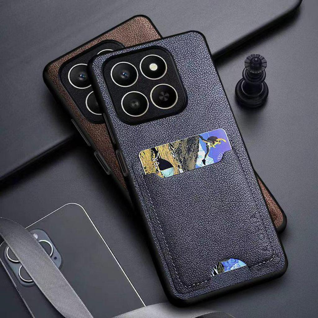 HONOR X6C CASE / HONOR X7D CASE LEATHER พร้อมการ์ดพร้อมช่องเสียบการ์ด AIORIA CASING