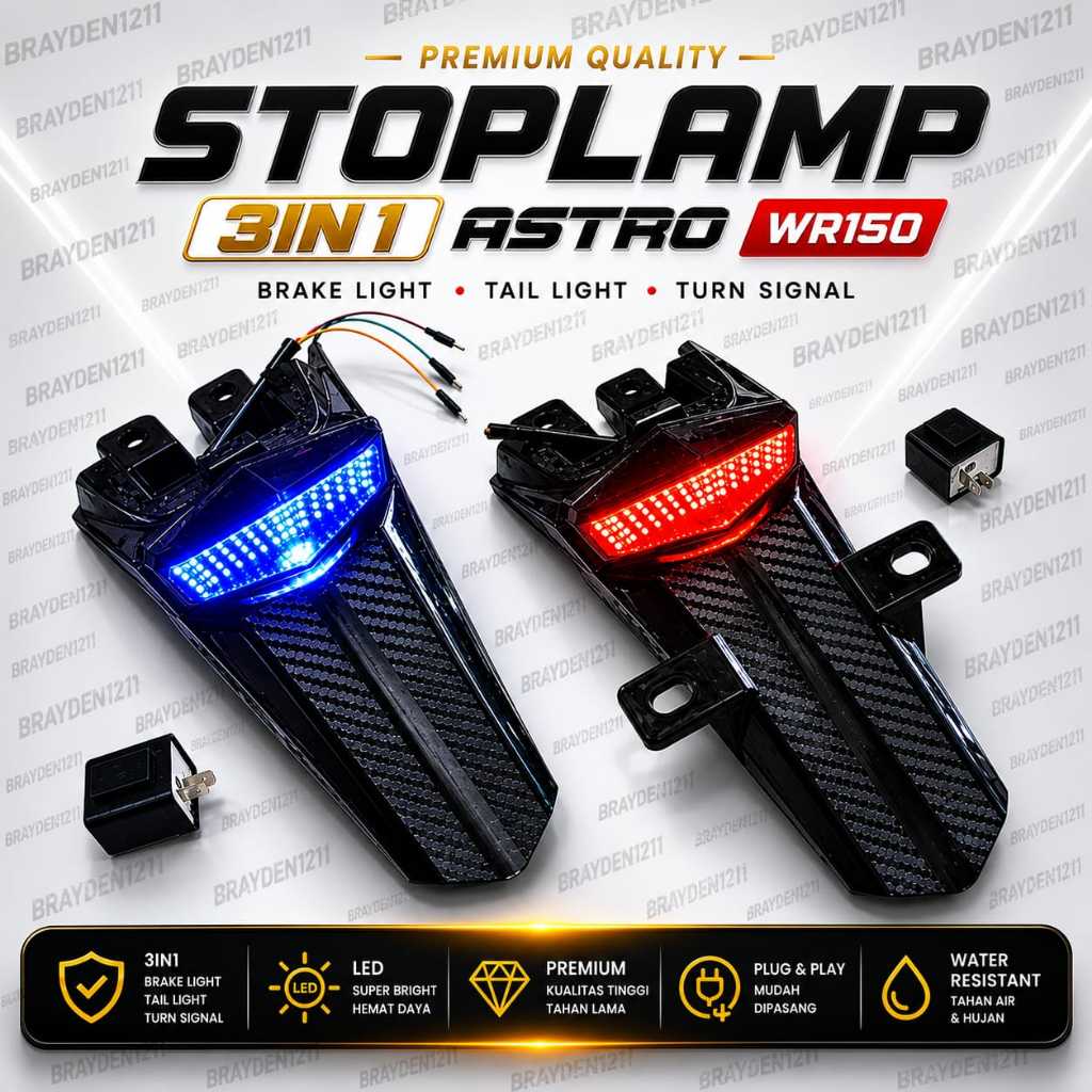 WR155 Astro 3in1 Stop Lamp wr155 + Stoplamp 3in1 Wr155 astro Stop Lamp wr155