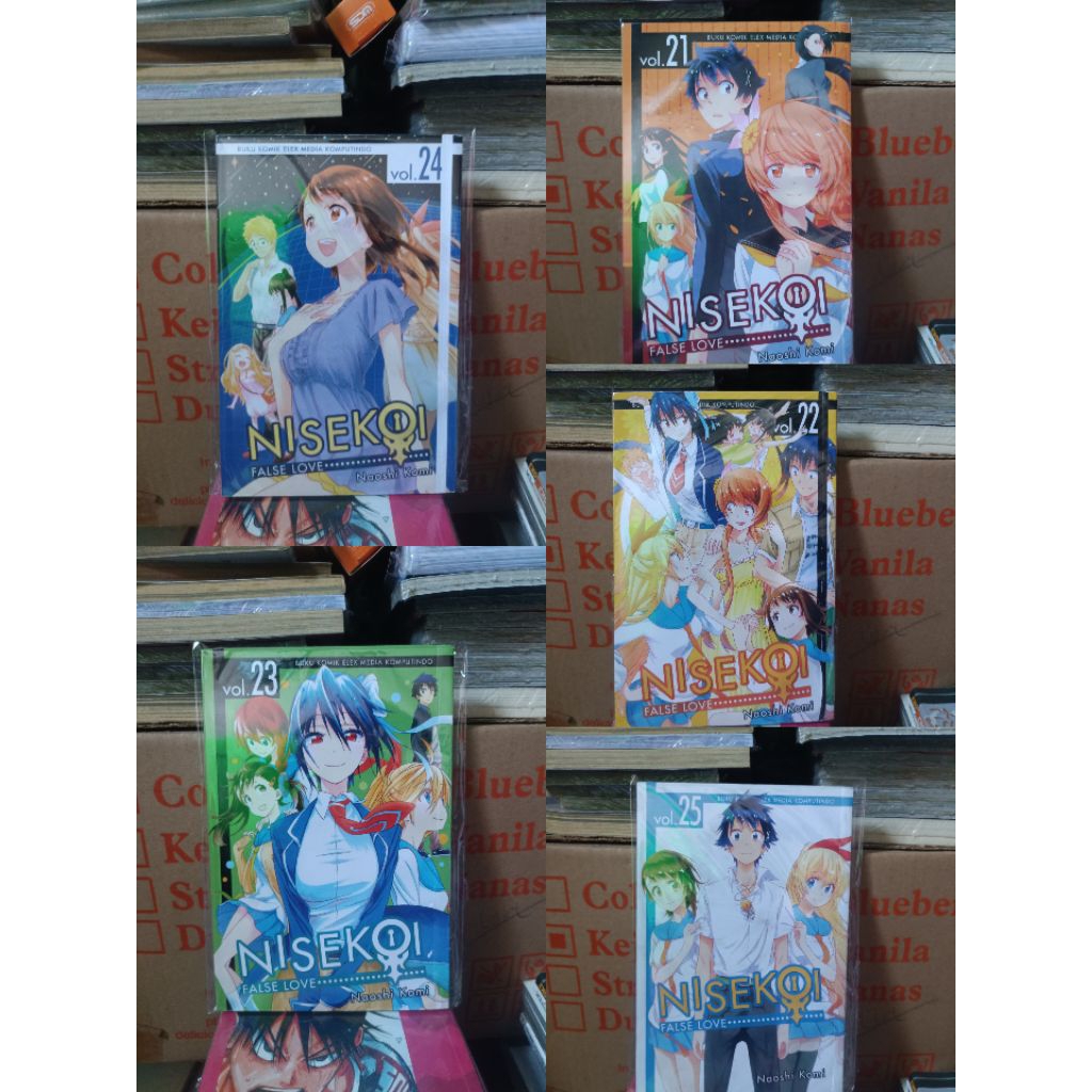 การ์ตูน Nisekoi 21,22,23,24,25 / การ์ตูน nisekoi เล่ม 21,22,23,24,25