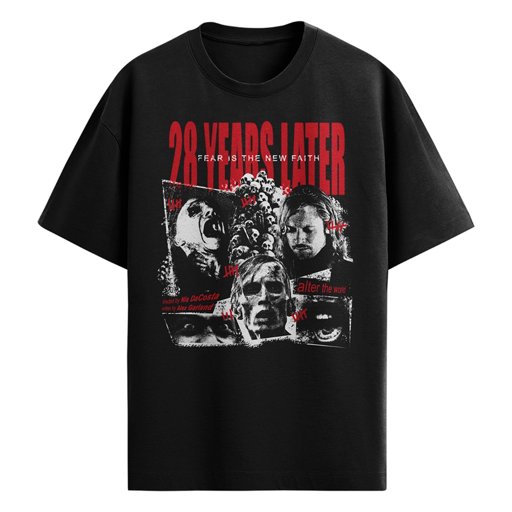 28 Years Later Horror Graphic Tee – สไตล์ภาพยนตร์ Dystopian