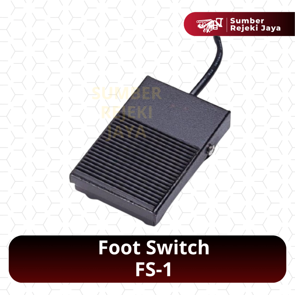 MESIN สวิตช์เท้า FS FS 1 FS-1 เหล็กอลูมิเนียมเหยียบเครื่องสวิตช์เท้า