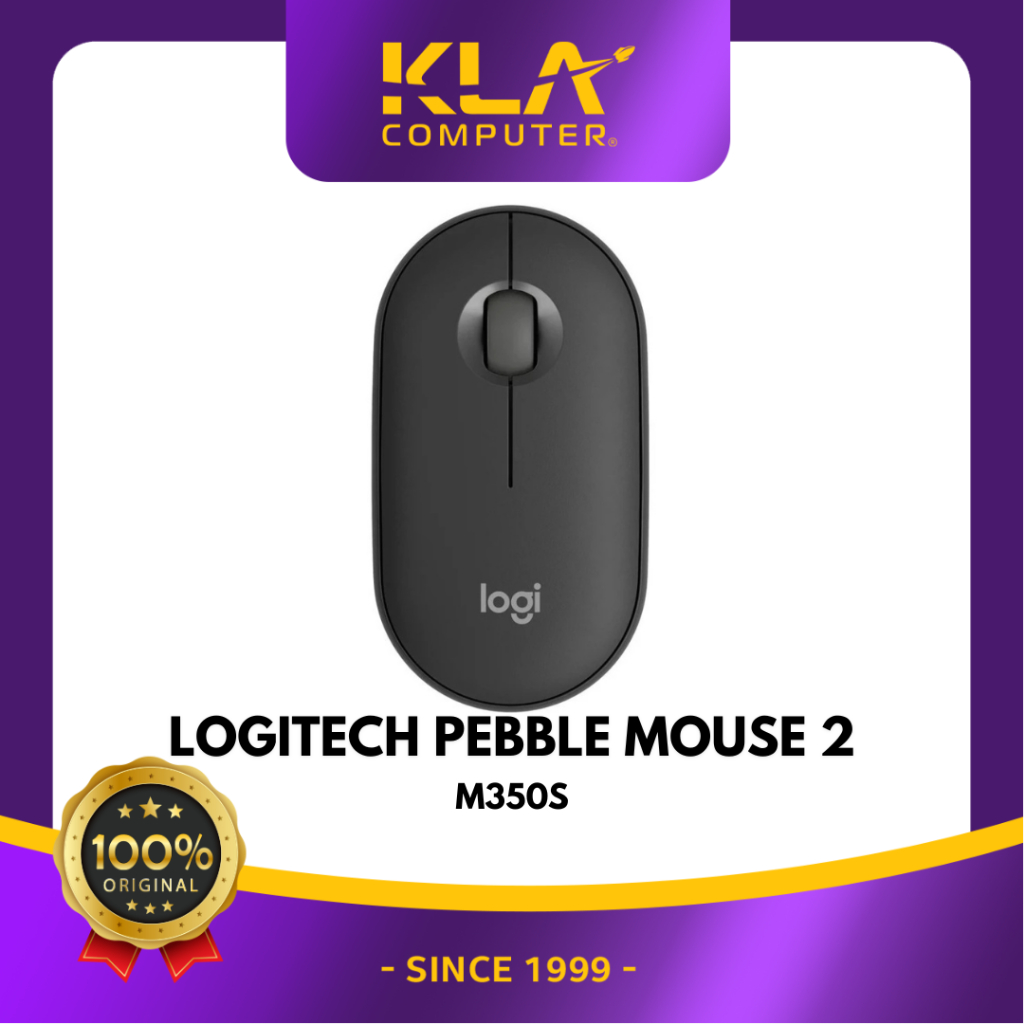 เมาส์เงียบไร้สาย Logitech Pebble 2 M350s