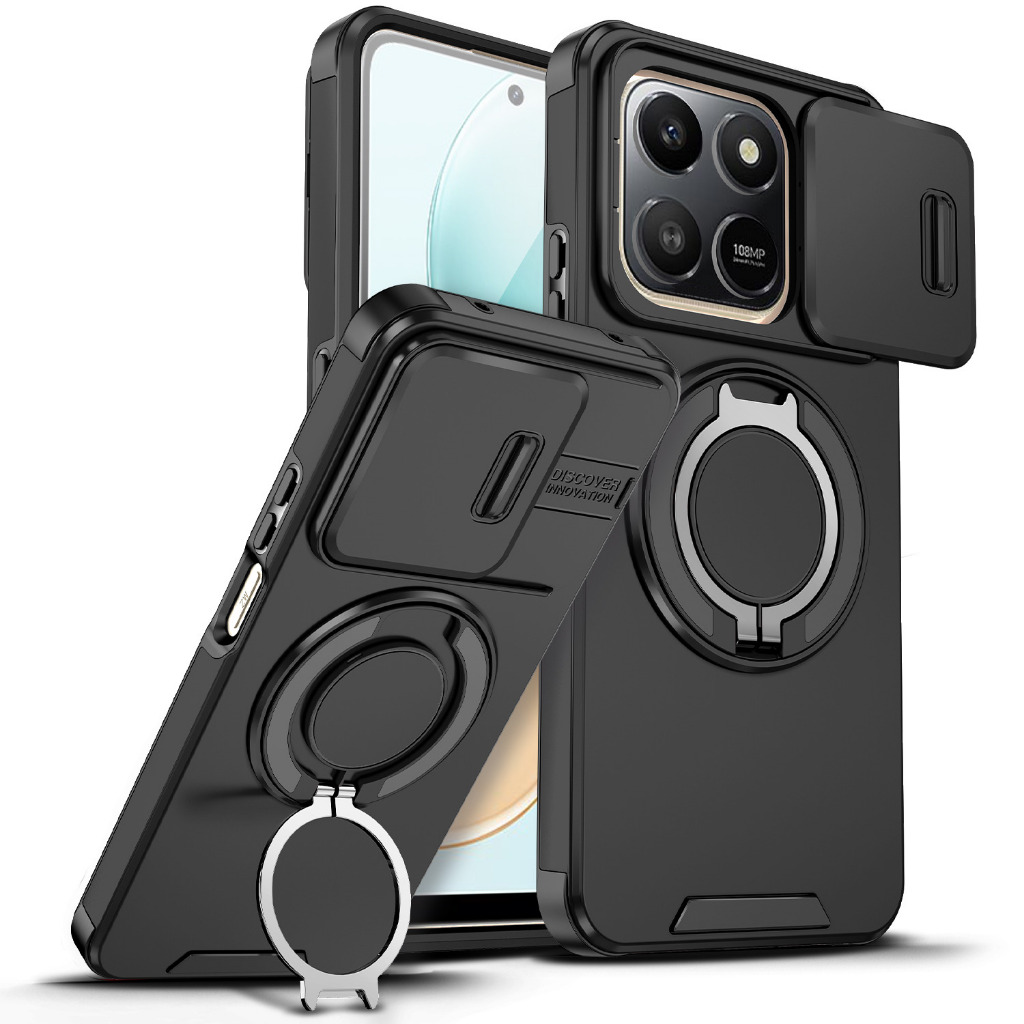 HONOR X6C CASE / HONOR X7D CASE RING STANDING CAMERA SLIDE