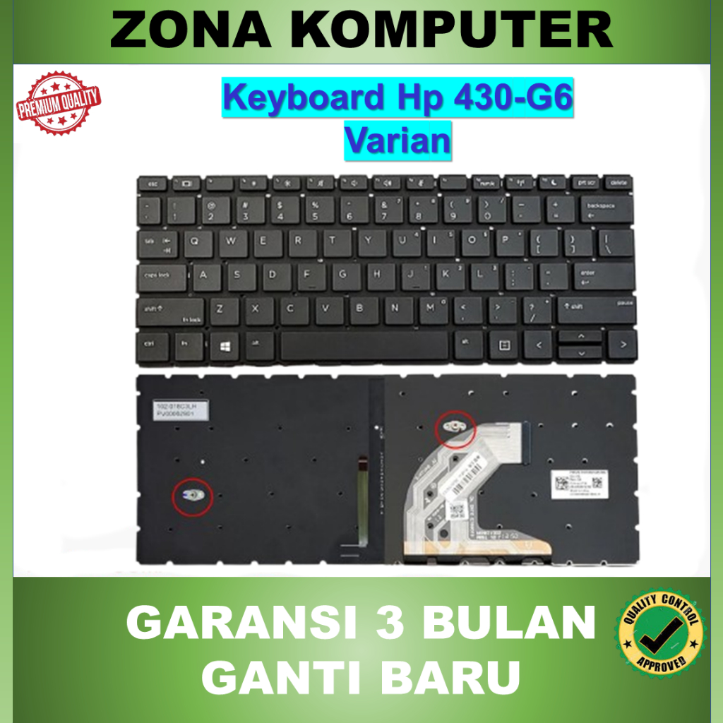 คีย์บอร์ด Hp Probook 430-G6 430 G6 430-G7 430 G7 435-G6 435 G6 435-G7 Backlight Backlite Backlit