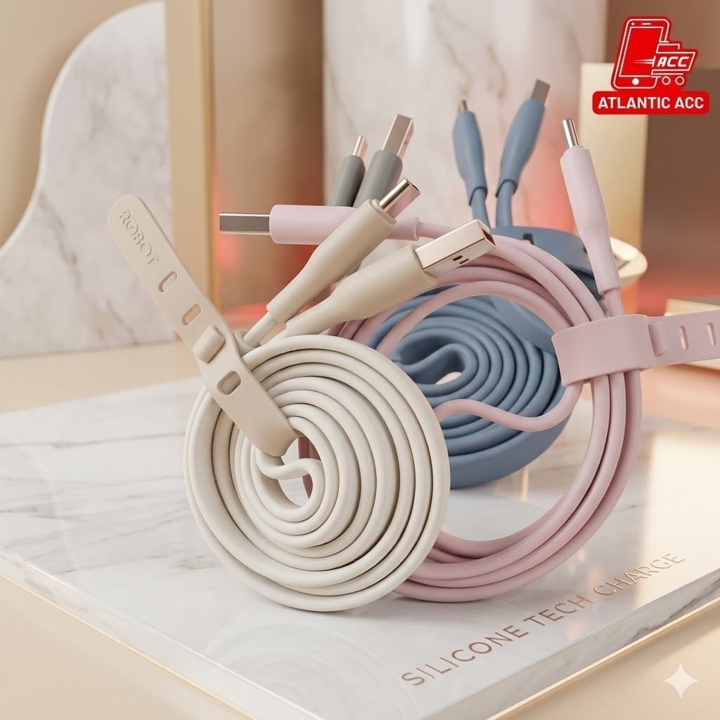 [ ขายปลีก ] Original Robot RGM100 USB MICRO Data Cable สายชาร์จหุ่นยนต์สําหรับ Android RGM100