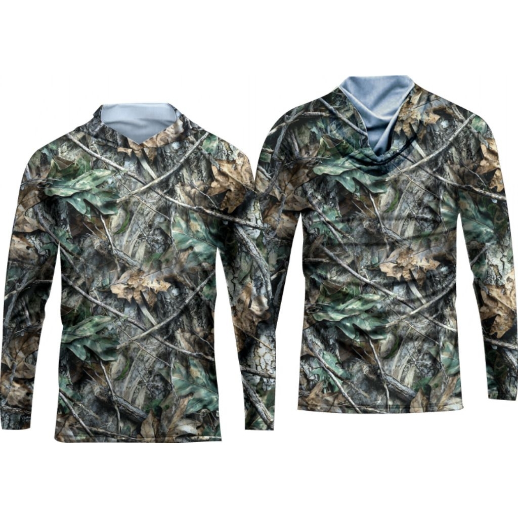 เสื้อ Camo jersey camo เสื้อล่าสัตว์ เสื้อลายพราง วัสดุวาฟเฟิลระดับพรีเมียม