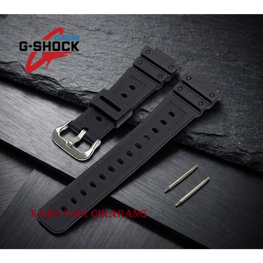 Casio G-Shock 5600 G-5600 DW-5600 GW-M5610 GW-M5600 DW-5000SL สายยางสีดําธรรมดา