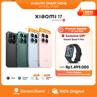 Xiaomi 17 (12GB/256GB) (12GB/512GB) Lensa Optik Leica Summilux | Sensor Light Fusion 950 dengan Dynamic Range Tinggi | Baterai Xiaomi Surge 6330mAh (typ) | Platform Mobile Snapdragon® 8 Elite Gen 5 | Xiaomi HyperAI [Xiaomi Official Store]