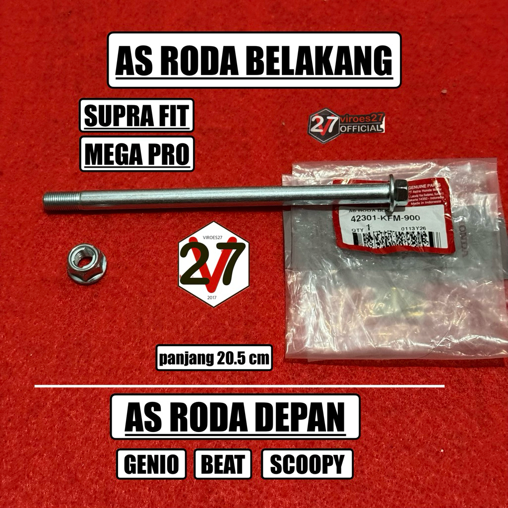 ด้านหน้า AXLE BEAT GENIO SCOOPY SUPRAFIT ด้านหลัง 42301KFM900
