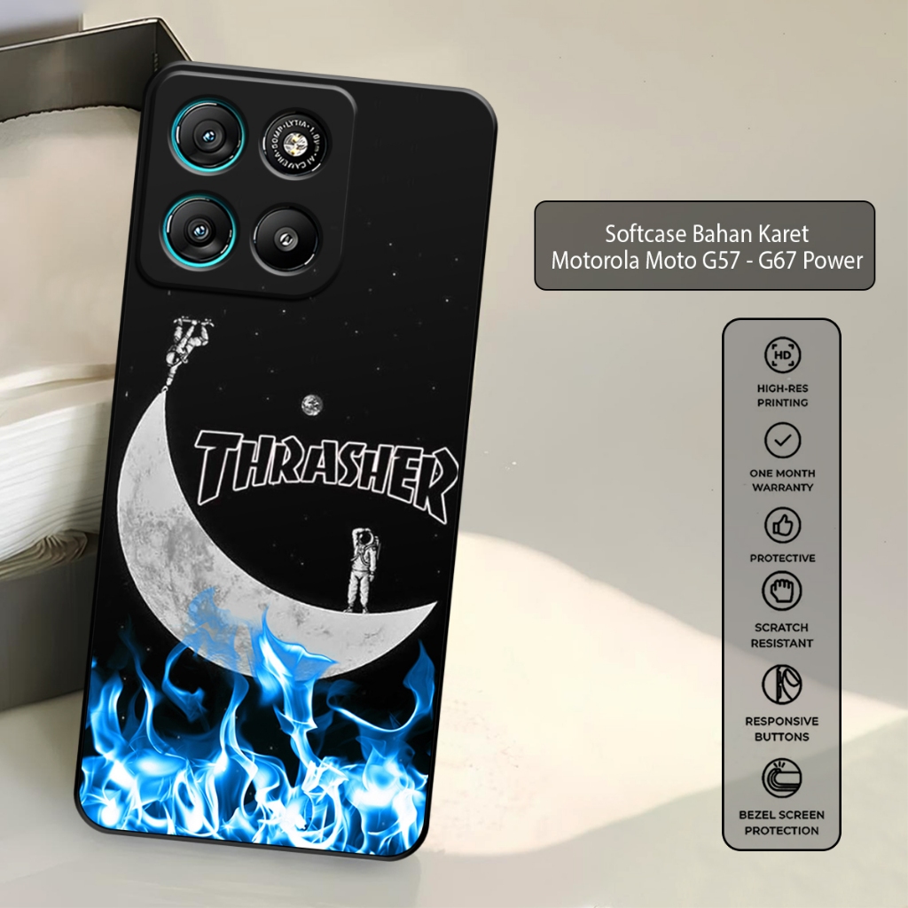 เคสยางเต็ม MOTOROLA G57/G67 POWER 2026 ลายวอลเปเปอร์ - Cool Case TECNOA ทุกแบบ Aesthetic l Softcase 