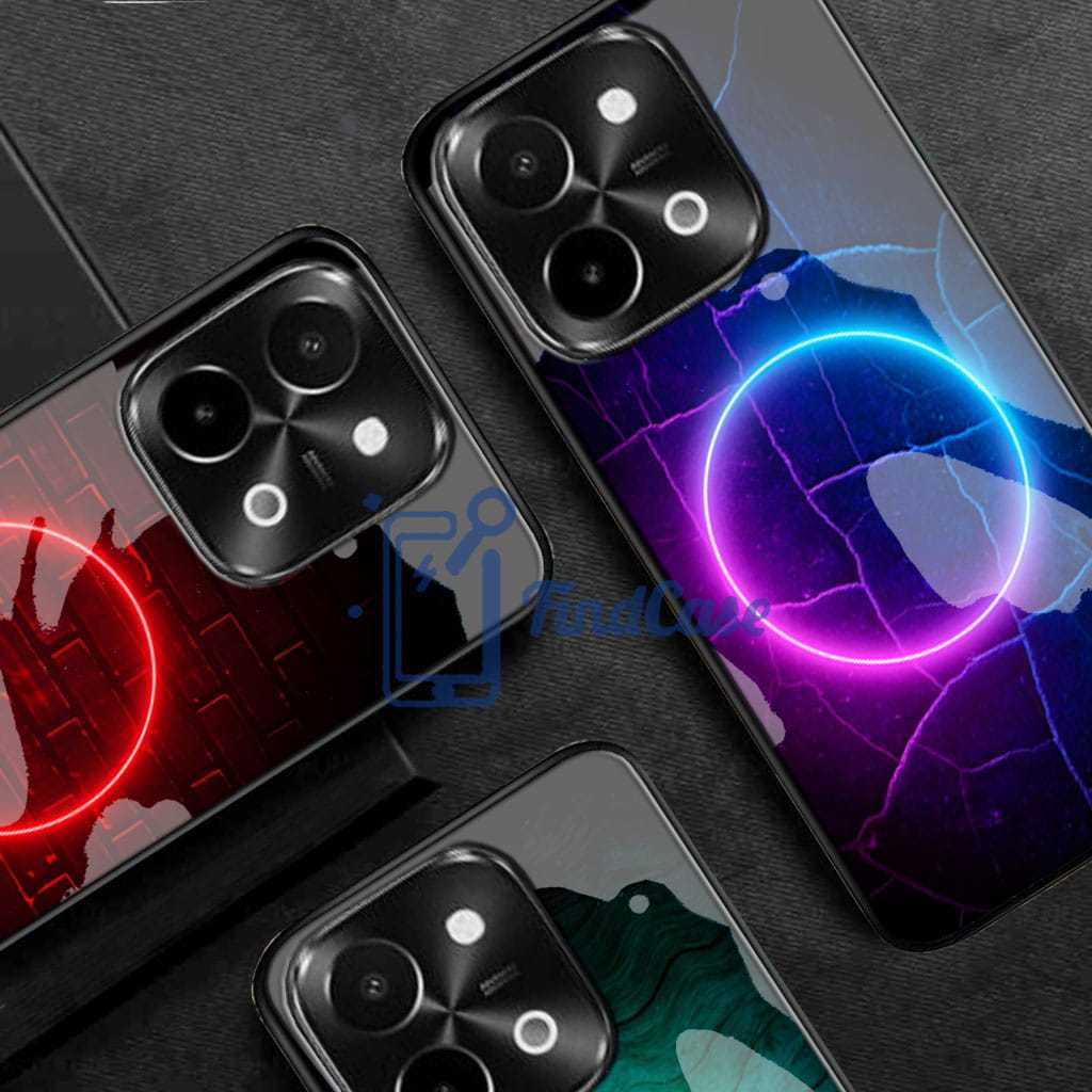 HP Softcase Glass Motif FIND CASE - VIVO Y28 4G - เคส VIVO Y28 4G ล่าสุด - เคสโทรศัพท์ VIVO Y28 4G -