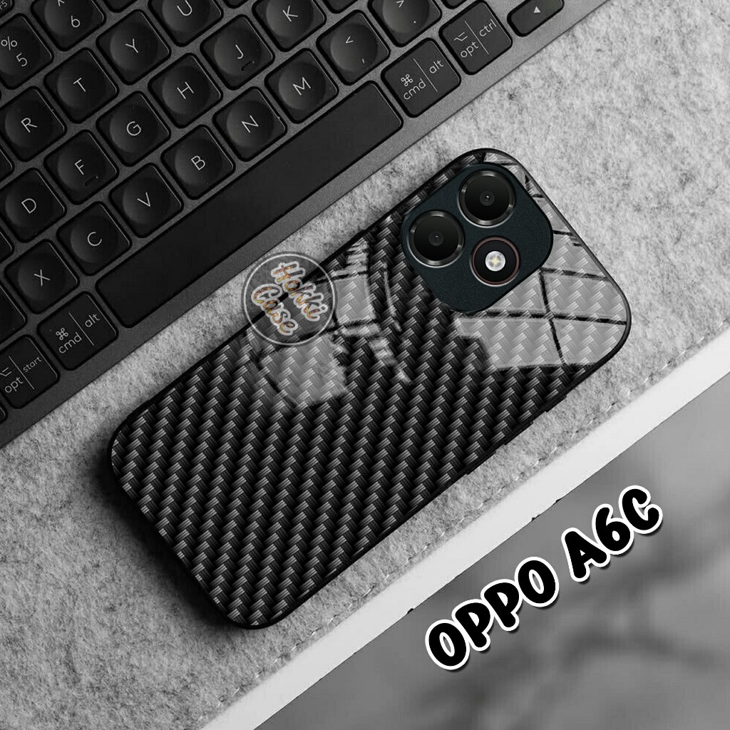 HP เคส Oppo A6C ล่าสุด - เคส Oppo A6C Glass Softcase - เคส Oppo A6C - เคสโทรศัพท์ Oppo A6C - ซิลิโคน