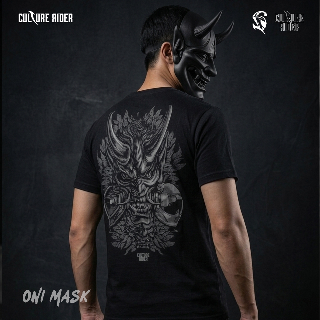 เสื้อยืด CULTURE RIDER BIKERS ONI MASK