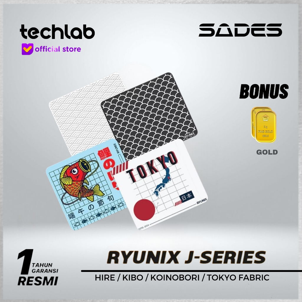 Sades Ryunix J Series / J-Series / Heire / Kibo / Koinobori / Tokyo Fabric Cloth Seamless Mousepad G