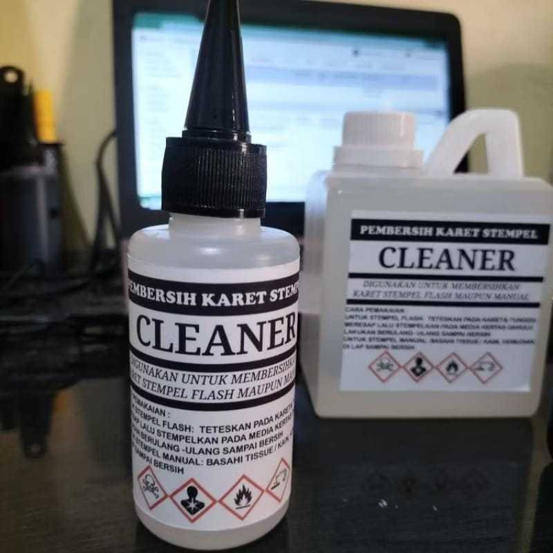Stamp Cleaner Ink Cleaner 60ml และ 100 ml - ปลอดภัยสําหรับผิว