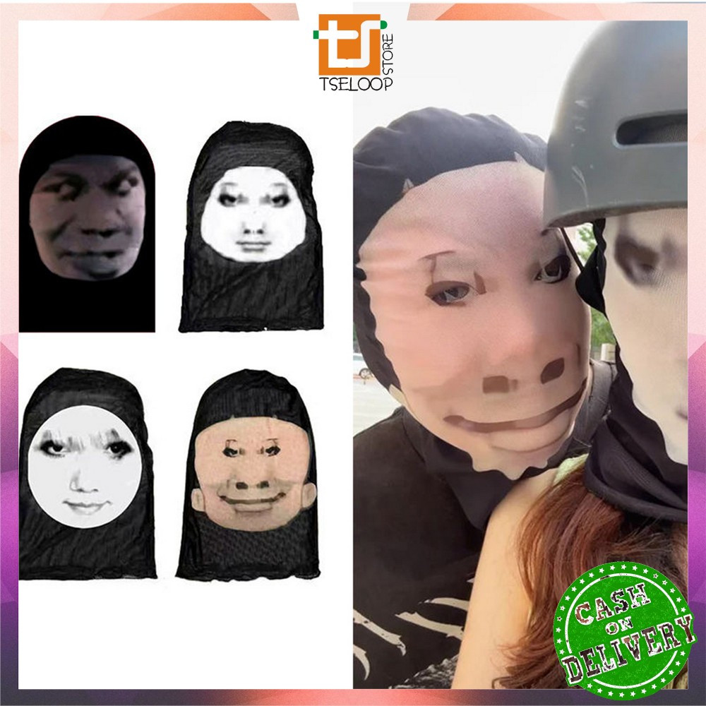 OFM-C649 น่ารักน่าเกลียด Face Mask ที่ไม่ซ้ํากัน Creative Abstract Face Expression Mask / คอสเพลย์ P
