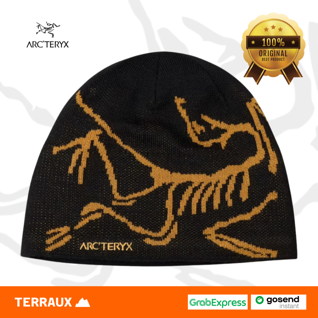 Beanie Arcteryx Authentic Bird Head Toque Arcteryx Original - 24k สีดํา