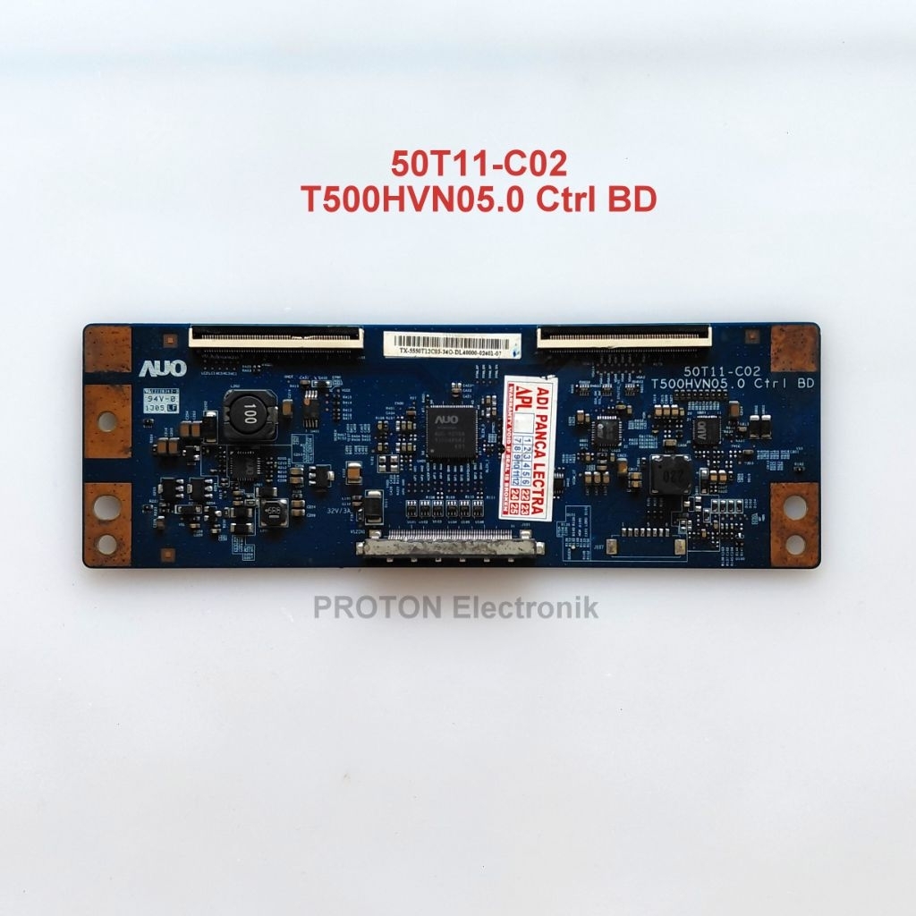 LAYAR Tikon LED TV หน้าจอ Samsung UA50F5000 UA50F5000AM Tcon จอแสดงผล AUO 50T11-C02 T500HVN05.0 Ctrl