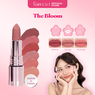 Raecca The Bloom Perfect Matte Lipstick - Rekomendasi Lipstik Transferproof Waterproof Tahan Lama Hingga 24 Jam #1stLipSpecialist