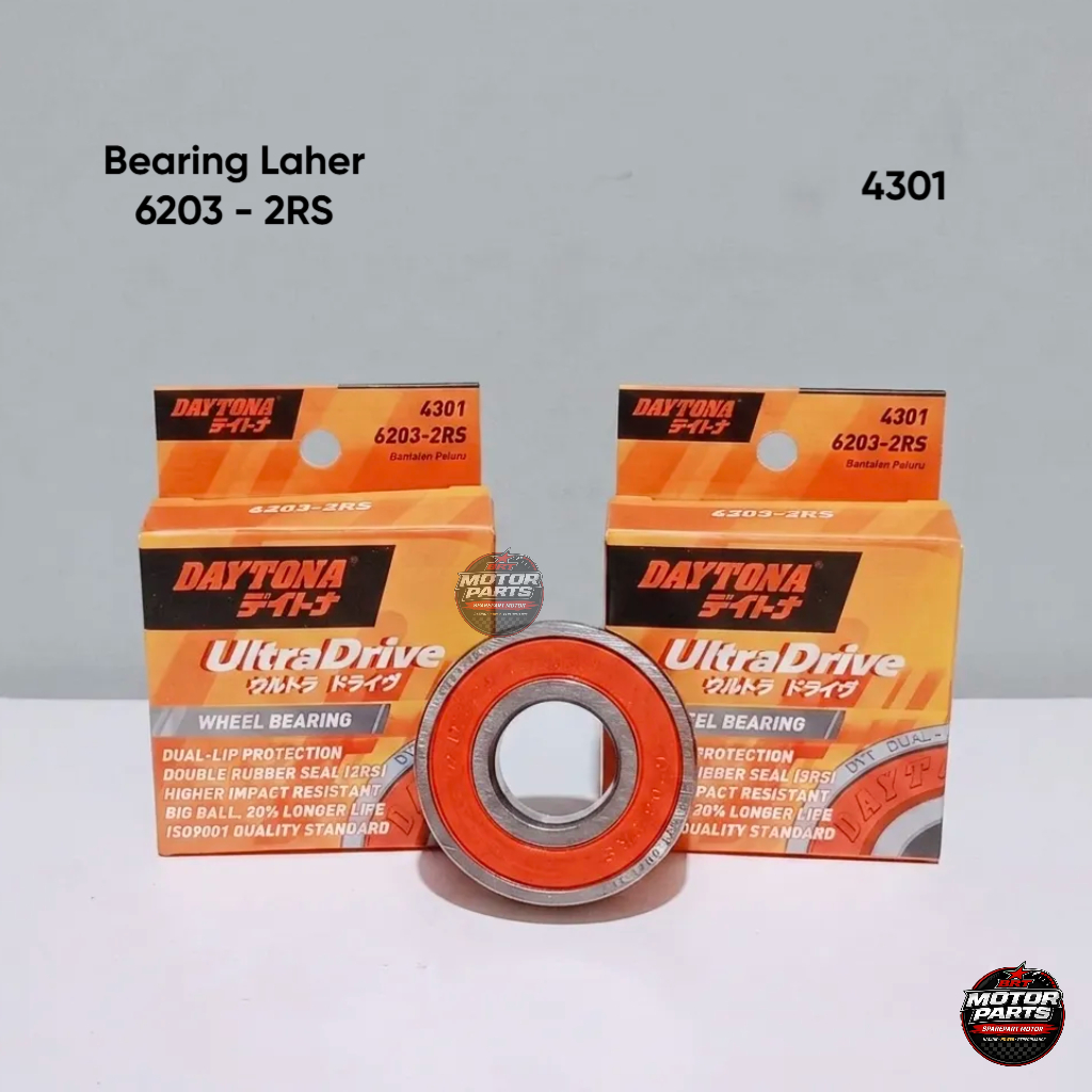 DAYTONA ลูกล้อ 6203 - 2RS 4301