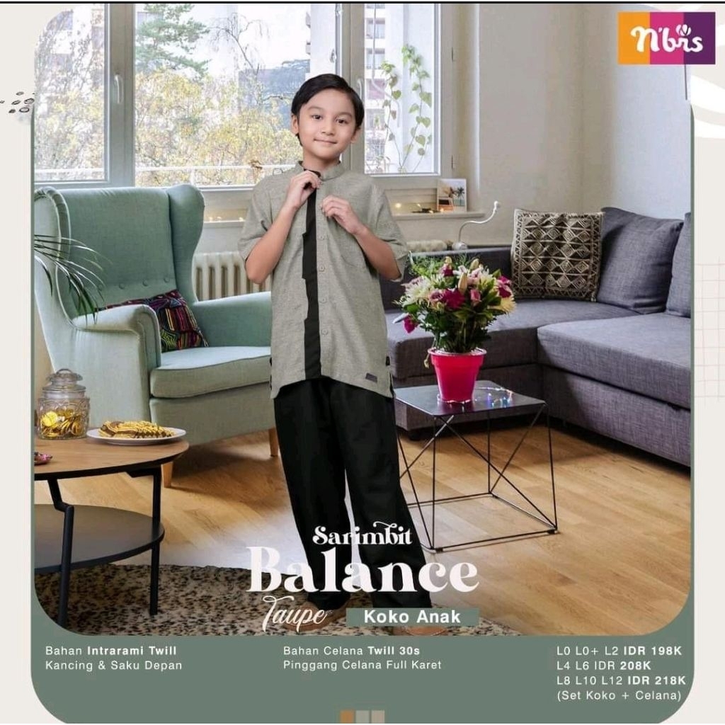 ไนบราส | Balance Koko Boys Cloud Grey