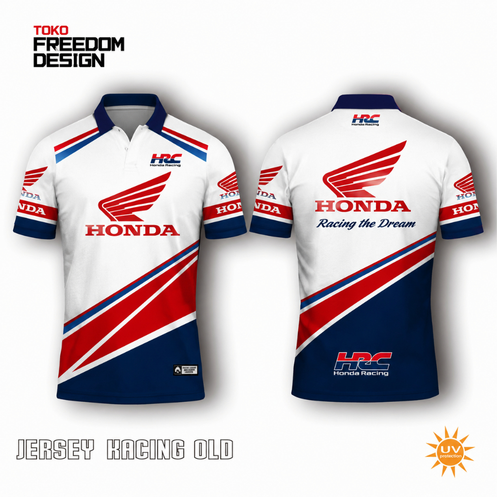 KEMEJA HONDA HRC JERSEY เสื้อแข่ง HONDA HONDA WORKSHOP JERSEY