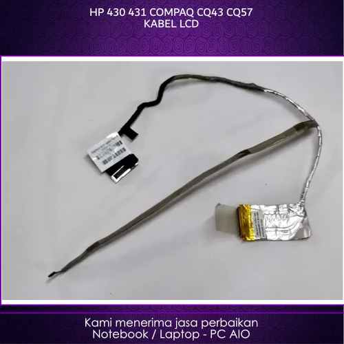 HP 430 431 Compaq Presario CQ43 CQ57 สาย LCD 2nd
