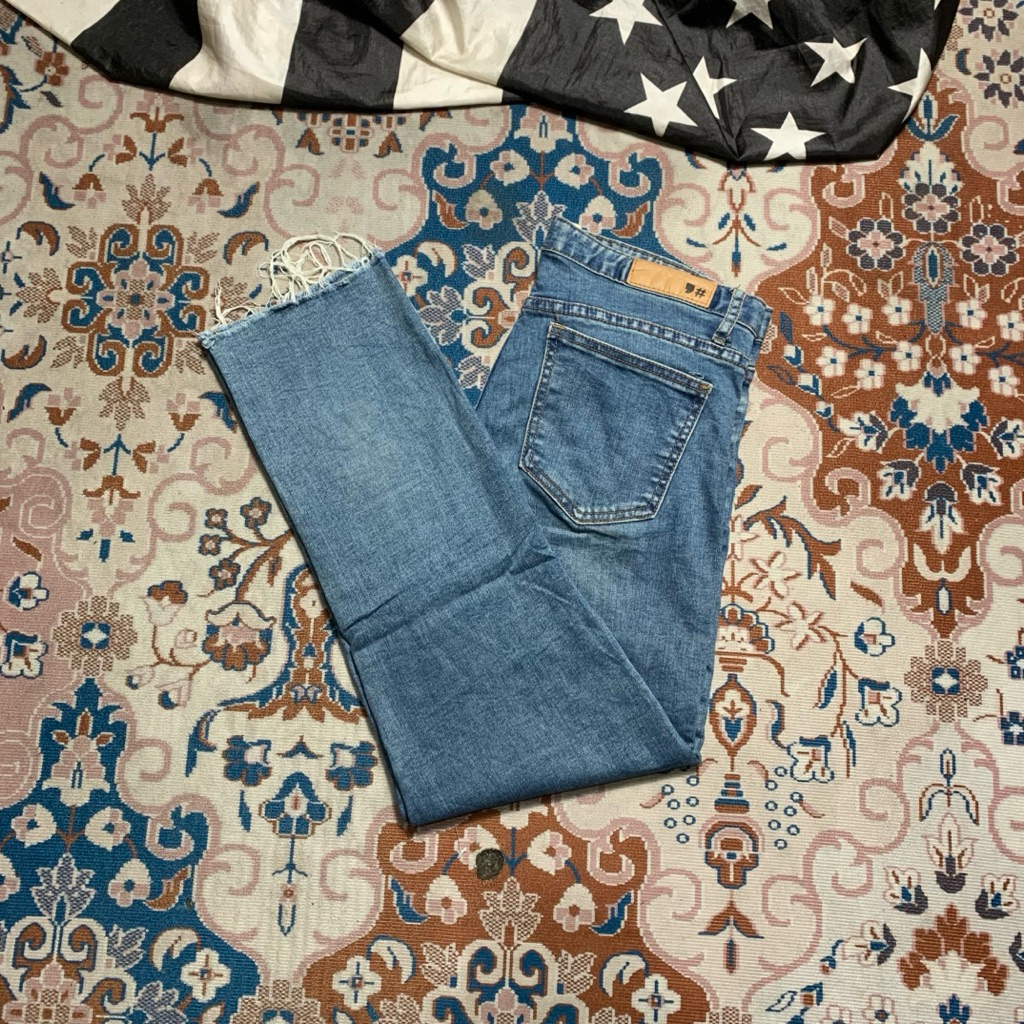 BLUE JEANS COMMA REGULAR FIT UNFINISHED