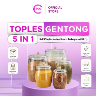 POL - Toples Gentong Jumbo Akrilik Set 3pcs 5pcs