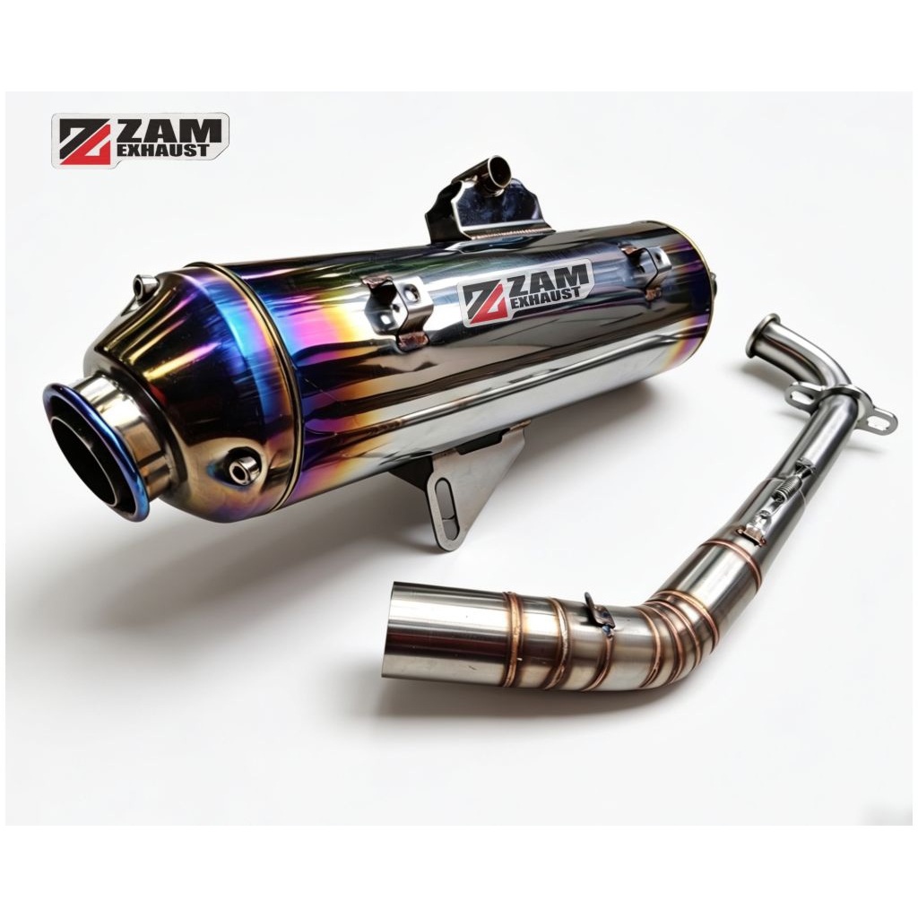 Standard Racing Exhaust Zam Exhaust Monkey Blue Type PNP Nmax Pcx Aerox Vario Adv Filano Stylo
