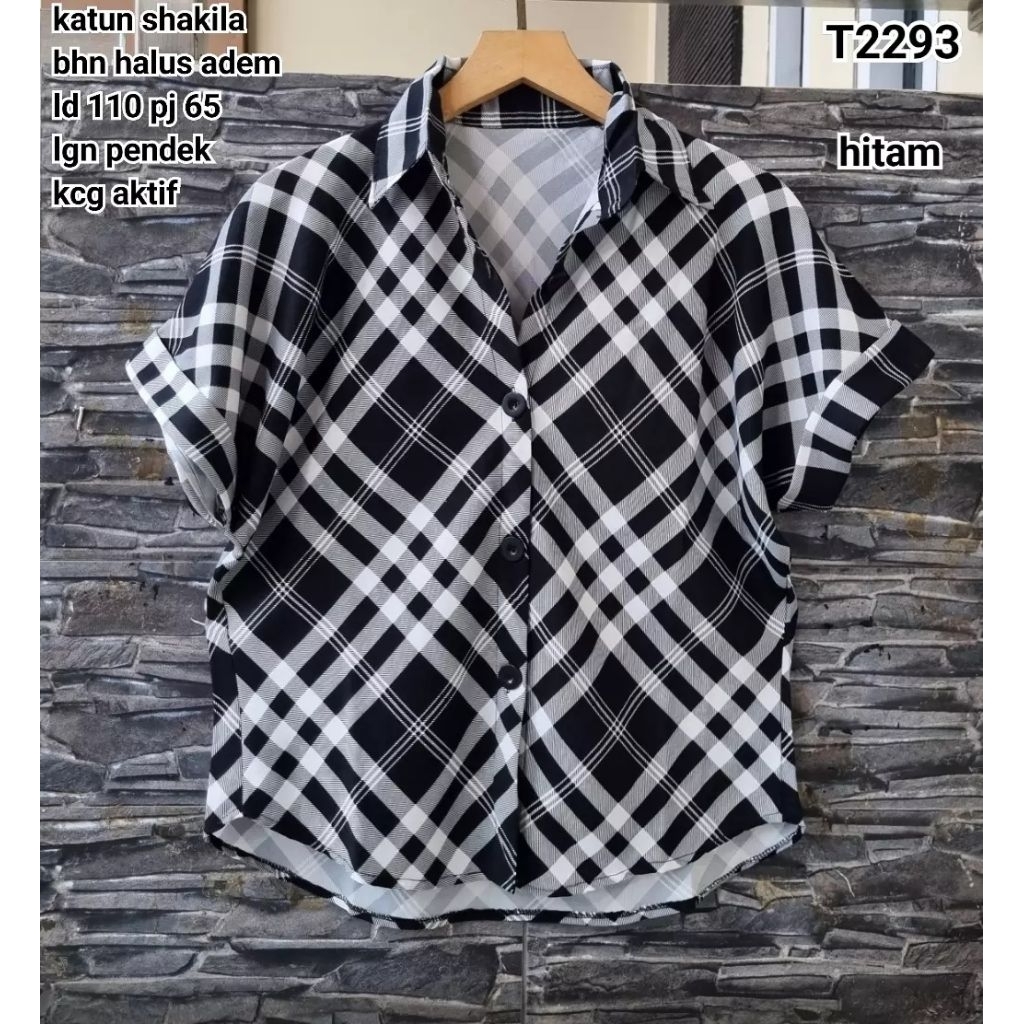 KEMEJA T2293 เสื้อตรวจสอบ