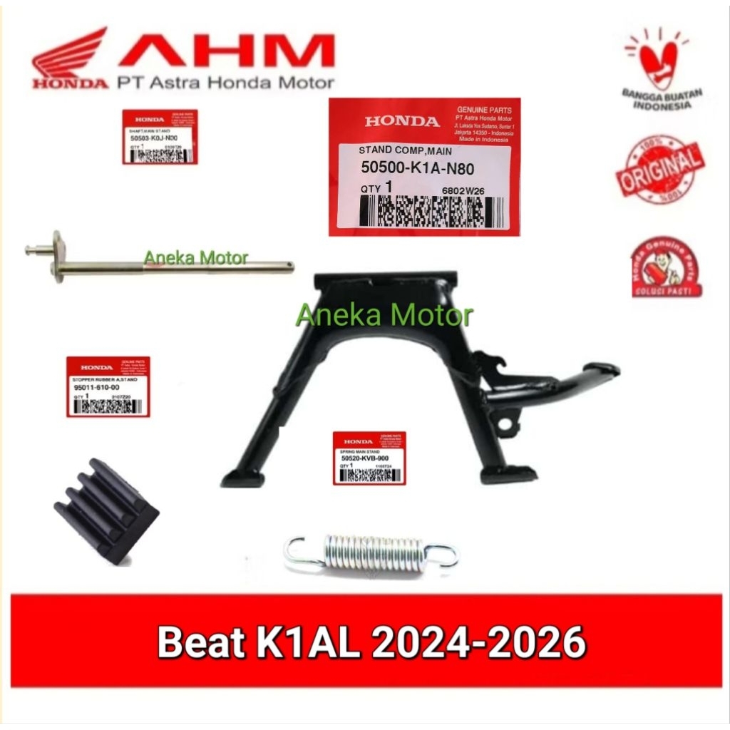 50500 K1A N80 50503 K0J N00 AMH Center Stand Beat Deluxe K1AL Original Honda