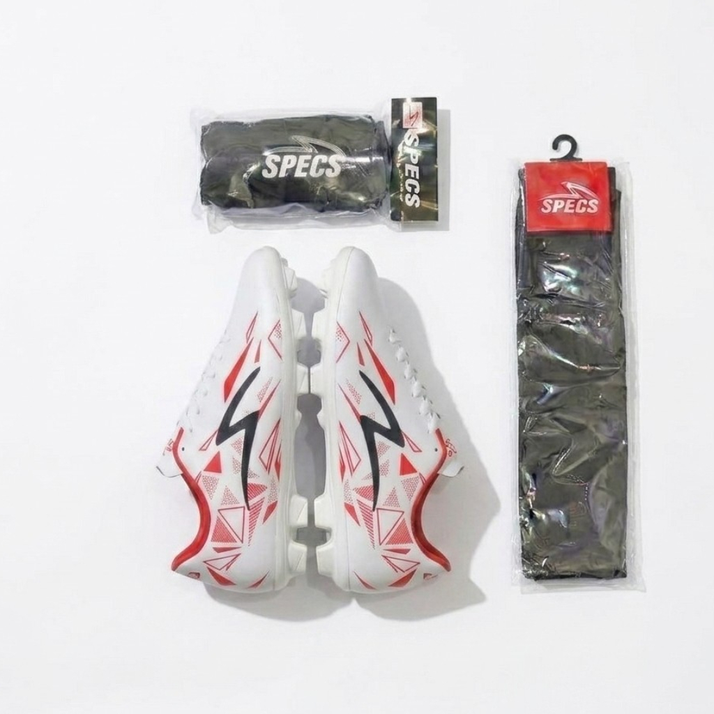 Specs Speedblaze รองเท้าฟุตบอล สีดํา รุ่นใหม่ล่าสุด สําหรับเด็ก ไซส์ 33-38